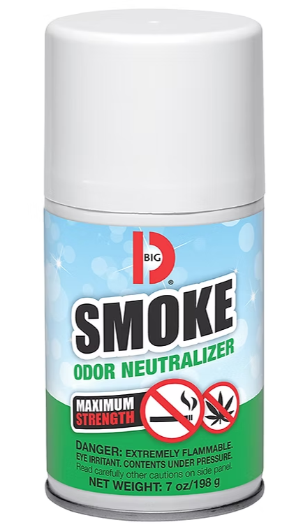 BIG D-0474 ''SMOKE'' DESTRUCTEURS D'ODEUR DE CIGARETTE ET MARIJUANA VENDU 12X198GR/7OZ/CAISSE