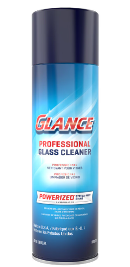 101109731 ''GLANCE'' NETTOYANT À VITRES EN AÉROSOL VENDU 12X539GR/CAISSE
