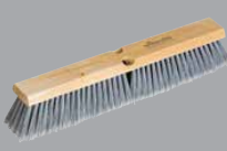 MA-134457 BALAI BROSSE 36'' FIBRE TRÈS FIN GRIS AVEC BLOC EN BOIS