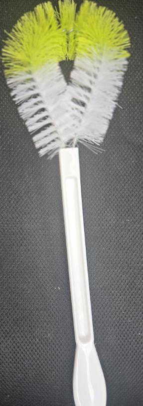 BVS-TB-WP BROSSE À TOILETTE VERTE ET BLANCHE SANS CÔNE