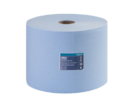 TORK-450304 CHIFFONS JUMBO ULTRA RÉSISTANT BLEU 800' W1