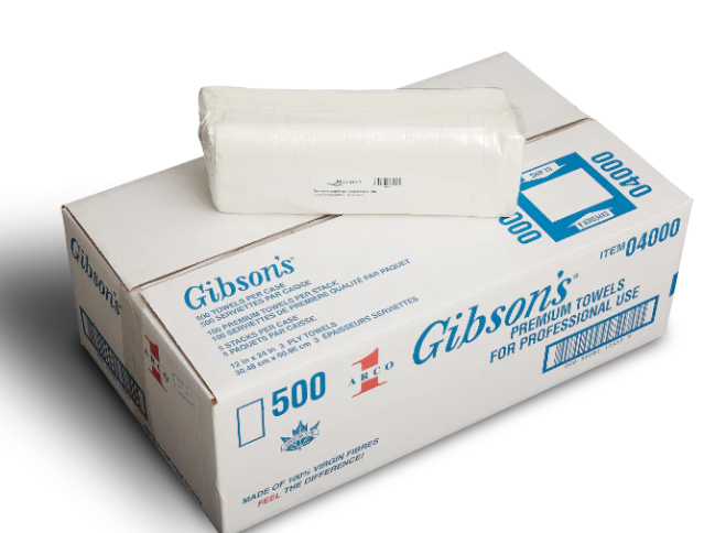 ''GIBSON'' SERVIETTES ESTHETIQUES EN PAPIER 500/CS