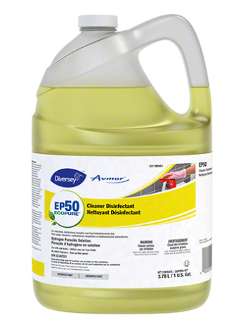 101106943-''EP50'' NETTOYANT DÉSINFECTANT AVEC PEROXYDE D'HYDROGÈNE 3.78L