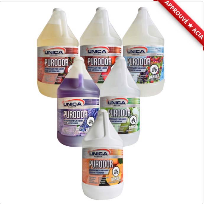 UNICA-NPUB04 ''PURODOR PRINTEMPS'' DÉSODORISANT D’AIR LIQUIDE 4L