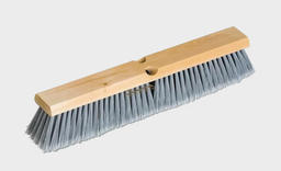 [151918] VILEDA-134455 BALAI BROSSE 18'' FIBRE TRÈS FIN GRIS AVEC BLOC EN BOIS