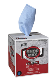 [232138] TORK-450337 PAPIER A MAIN ULTRA RÉSISTANT SHOPMAX BLEU  4X200/CS