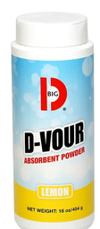 [390166] BIG D-0166 ''D-VOUR'' POUDRE ABSORBANTE POUR VOMIS 1 LB 