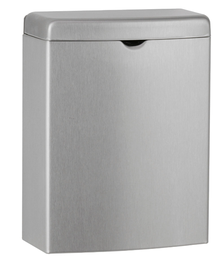 [410270] BOBRICK-270 POUBELLE DE SERVIETTE SANITAIRE AVEC COUVERCLE DE FINITION INOX 