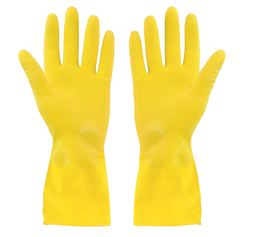 [61093M] GLB-7770 GANTS DE MENAGE JAUNE MOYEN