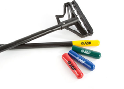 [621674] AG-1674 MANCHE DE MOPPE 54'' EMBOUT JAUNE EN FIBRE DE VERRE ''EZ-CHANGE''