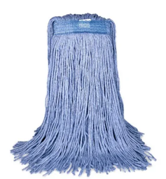 [633324-BL] BVS-FBES24 MOPPE BLEUE 24OZ BRINS COUPÉS AVEC BANDE ÉTROITE