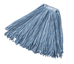 [63F518] RUBBERMAID-FGF51800BL00 MOPPE BLEUE 24OZ BRINS COUPÉS AVEC BANDE ÉTROITE