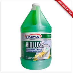 [654874] UNICA-NLUX04 ''BIOLUXE'' SAVON À VAISSELLE CONCENTRÉ 16% VERT 4L