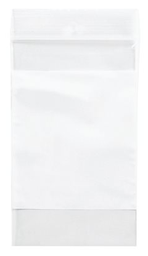 [8112x3-4] SAC REFERMABLE 2X3 4 MIL BLOC BLANC 1000/CS