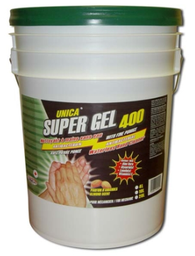 [861448] UNICA-444 ''SUPER GEL 400'' NETTOYANT À MAIN EN PÂTE AVEC PIERRE PONCE VERT 20L