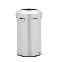 [052583] RUBBERMAID - 2147583 POUBELLE ACIER INOXIDABLE ROND 16 GAL