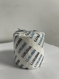[67W100] ''LUXURIA'' BT1000-1 PAPIER HYGIÉNIQUE PETIT ROULEAU 1 PLI VENDU 48X1000F/CAISSE