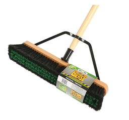 [154069] GLB-4069 BALAI BROSSE 36'' FIBRE MOYEN AVEC MANCHE ET RENFORT INCLUS
