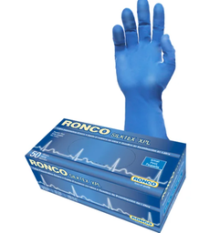 [61GL24-R] RC-895XPL ''SILKTEX'' GANT EN LATEX EXTRA-LARGE BLEU VENDU 10X50/CAISSE