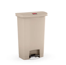 [053552-BG] RUBBERMAID-1883552 POUBELLE À PÉDALE BEIGE 24 GAL