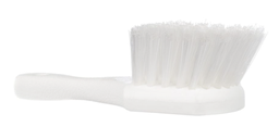 [050828] AG-828 BROSSE À RÉCURER 9'' EN POLYPROPYLÈNE AVEC PETIT MANCHE EN PLASTIQUE BLANC